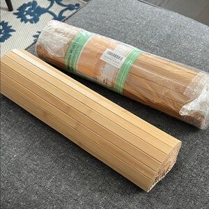 Bamboo Roll-Up Window Shade - Natural